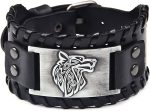 TURTLEDOVE Viking Bracelet Wolf Fenrir - Vintage Nordic Scandinavian Talisman - Gothic Bracelet for Celtic Pagan - Image 2